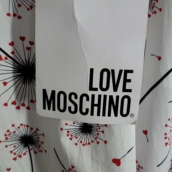 Love MOSCHINO Diasy/Hearts Cotton Maxi Skirt - Picture 5 of 11